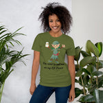 Elf Phone Short-Sleeve Unisex T-Shirt funny seasonal