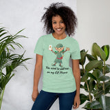 Elf Phone Short-Sleeve Unisex T-Shirt funny seasonal