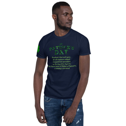 St Patty 1 Short-Sleeve Unisex T-Shirt Funny Seasonal