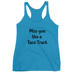 Taco Truck Dive Women's Racerback Tank