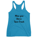 Taco Truck Dive Women's Racerback Tank