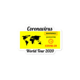 COVID World Tour Bubble-free stickers accessories