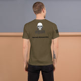 Social Distancing Headshot Military T