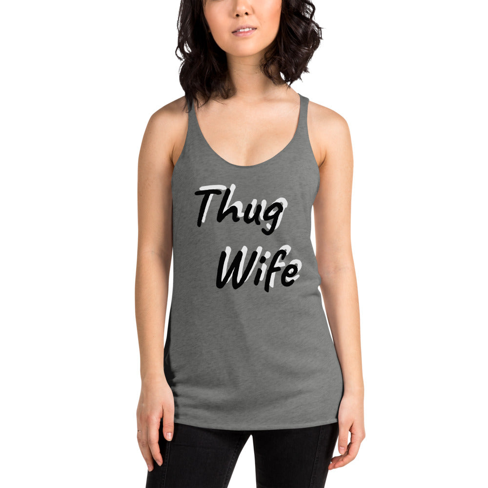 Thug Wife Women's Racerback Tank Dive Bar