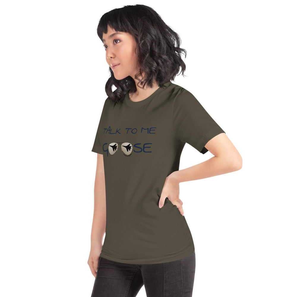 Talk to me Goose Top Gun Short-Sleeve Unisex T-Shirt funny