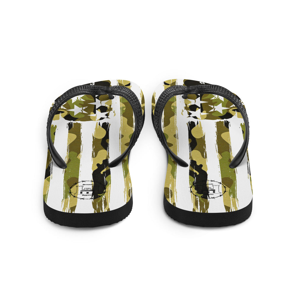 Camo Flag Flip-Flops accessories