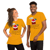 Santa Chimney Clark Short-Sleeve Unisex T-Shirt funny seasonal