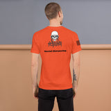 Social Distancing Headshot Military T