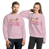 Gingerbread Naughty Unisex Sweatshirt funny seasonal