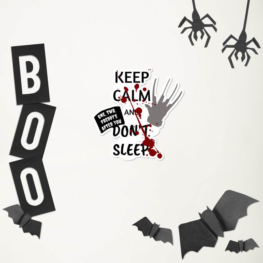 Calm Freddy Bubble-free stickers accessories seasonal