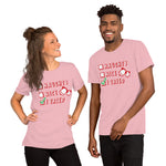 Naughty Nice Short-Sleeve Unisex T-Shirt funny seasonal