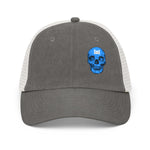 BorB Blue Skull Pigment-dyed cap accessories