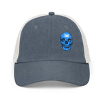BorB Blue Skull Pigment-dyed cap accessories