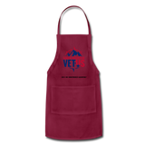 Adjustable Apron - burgundy