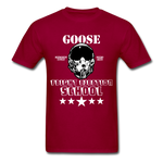 Goose Flight Ejection T-Shirt military - dark red