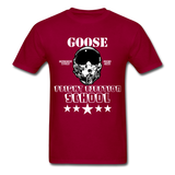 Goose Flight Ejection T-Shirt military - dark red