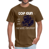Need for Speed Top Gun T-Shirt funny - brown