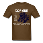 Need for Speed Top Gun T-Shirt funny - brown