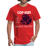 Need for Speed Top Gun T-Shirt funny - red