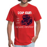 Need for Speed Top Gun T-Shirt funny - red