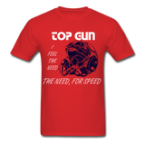 Need for Speed Top Gun T-Shirt funny - red