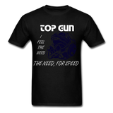 Need for Speed Top Gun T-Shirt funny - black