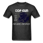 Need for Speed Top Gun T-Shirt funny - heather black