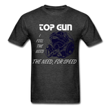 Need for Speed Top Gun T-Shirt funny - heather black