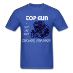 Need for Speed Top Gun T-Shirt funny - royal blue