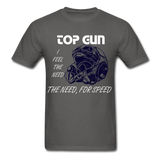 Need for Speed Top Gun T-Shirt funny - charcoal