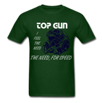 Need for Speed Top Gun T-Shirt funny - forest green