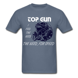 Need for Speed Top Gun T-Shirt funny - denim