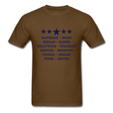 Call Signs Top Gun T-Shirt - brown