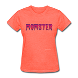 Momster Women's T-Shirt seasonal - heather coral