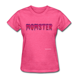Momster Women's T-Shirt seasonal - heather pink