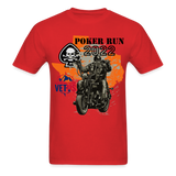 POKER RUN UNISEX CLASSIC T-SHIRT - red
