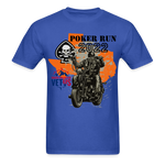 POKER RUN UNISEX CLASSIC T-SHIRT - royal blue