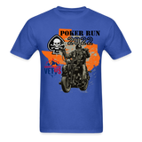 POKER RUN UNISEX CLASSIC T-SHIRT - royal blue