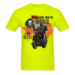 POKER RUN UNISEX CLASSIC T-SHIRT - safety green