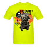 POKER RUN UNISEX CLASSIC T-SHIRT - safety green