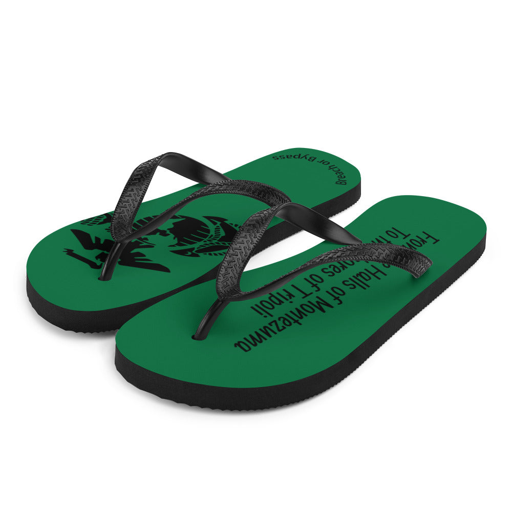 USMC Montezuma Tripoli Flip-Flops accessories