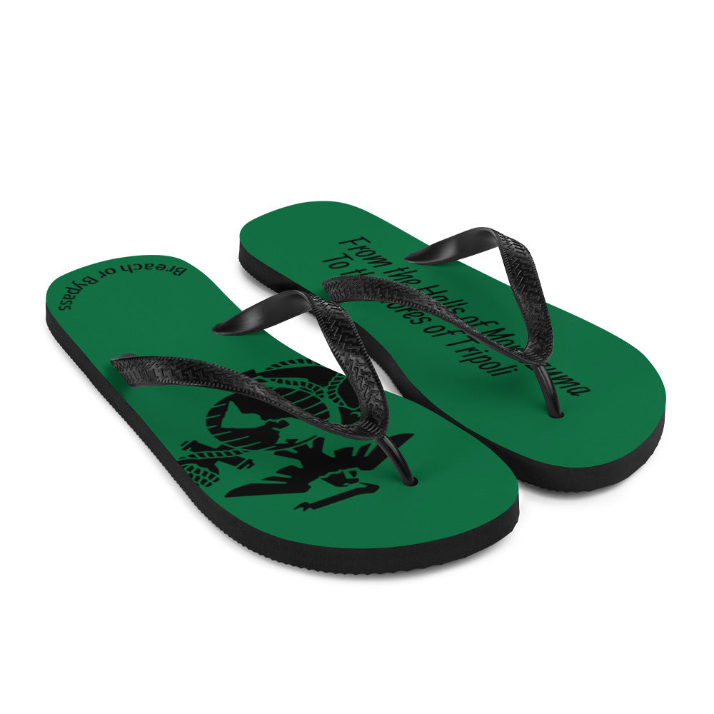 USMC Montezuma Tripoli Flip-Flops accessories