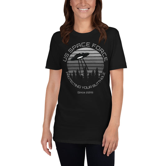 Space Force Butthole Short-Sleeve Unisex T-Shirt funny