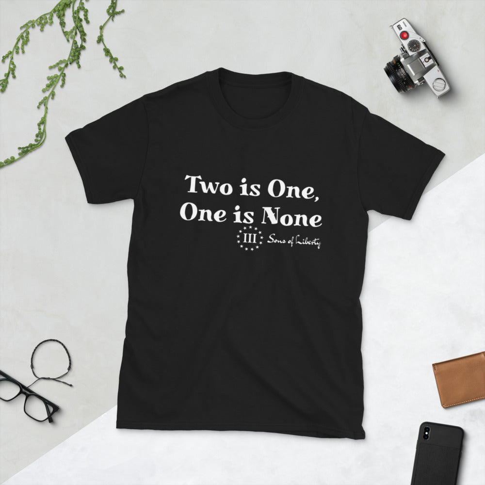 Two is One Short-Sleeve Unisex T-Shirt military