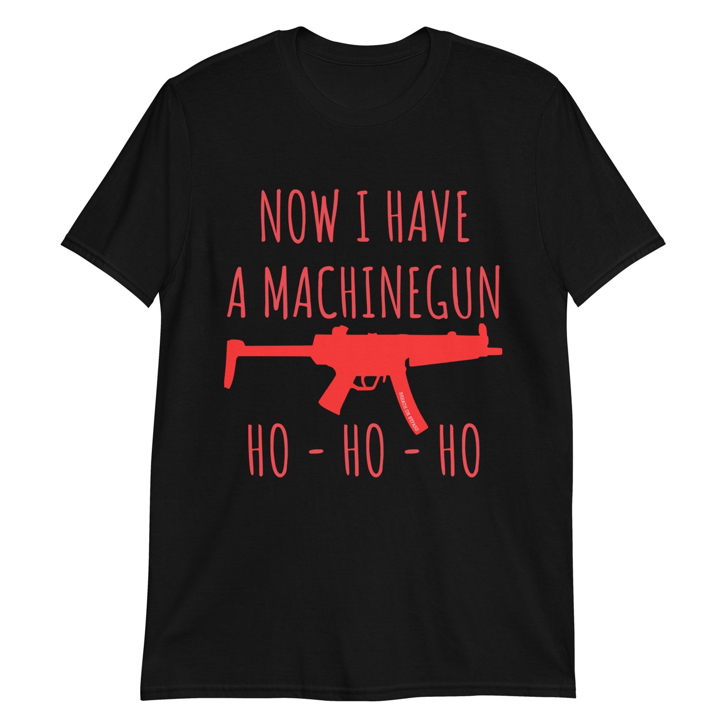 Die Hard Machinegun Short-Sleeve Unisex T-Shirt funny seasonal
