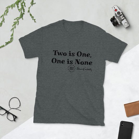 Two is One Short-Sleeve Unisex T-Shirt military