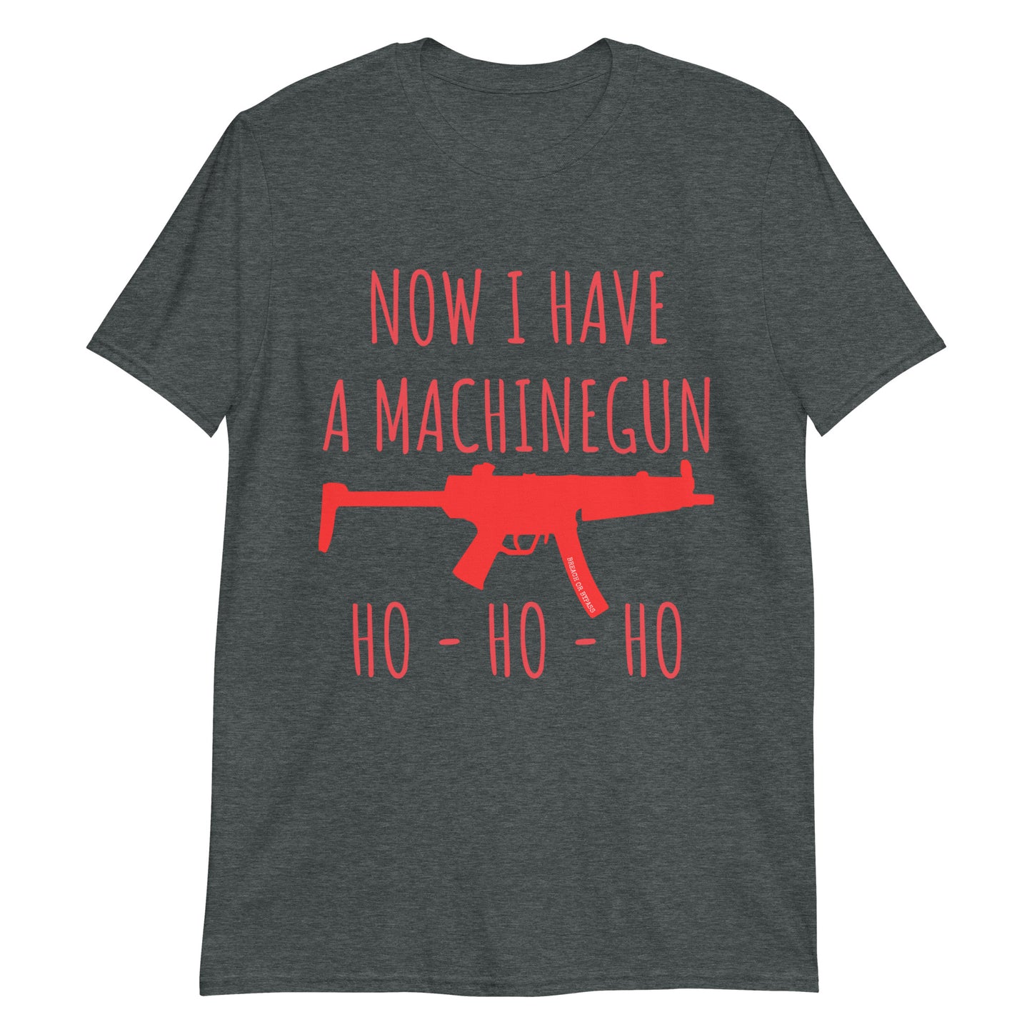 Die Hard Machinegun Short-Sleeve Unisex T-Shirt funny seasonal