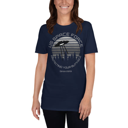Space Force Butthole Short-Sleeve Unisex T-Shirt funny