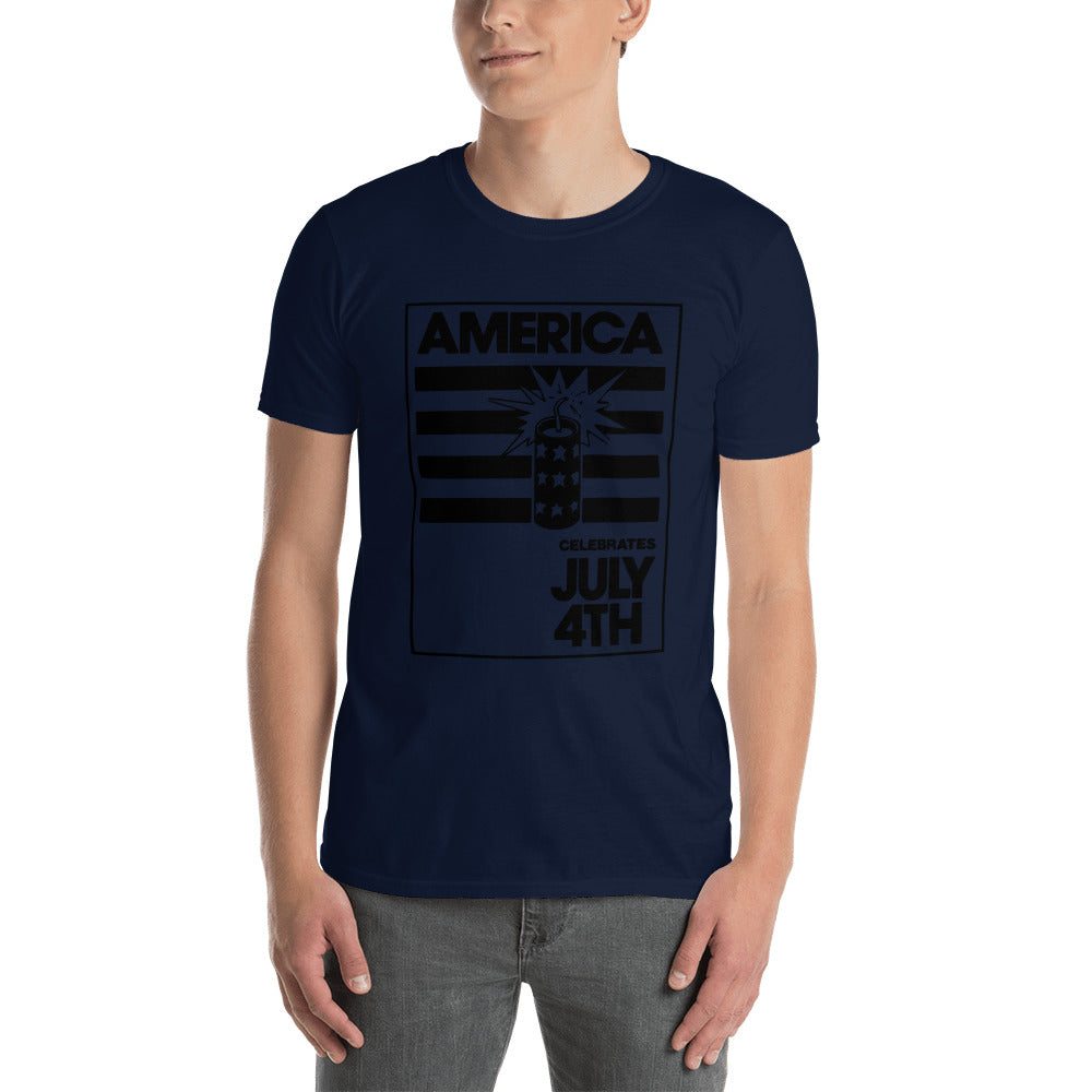 America 4th July Short-Sleeve Unisex T-Shirt accessories