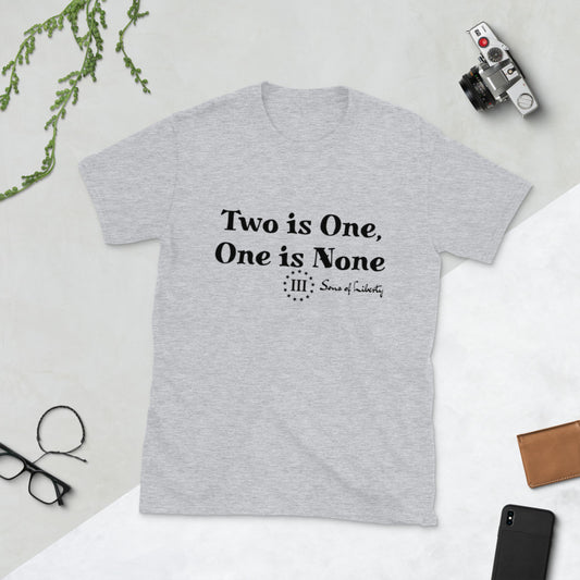 Two is One Short-Sleeve Unisex T-Shirt military